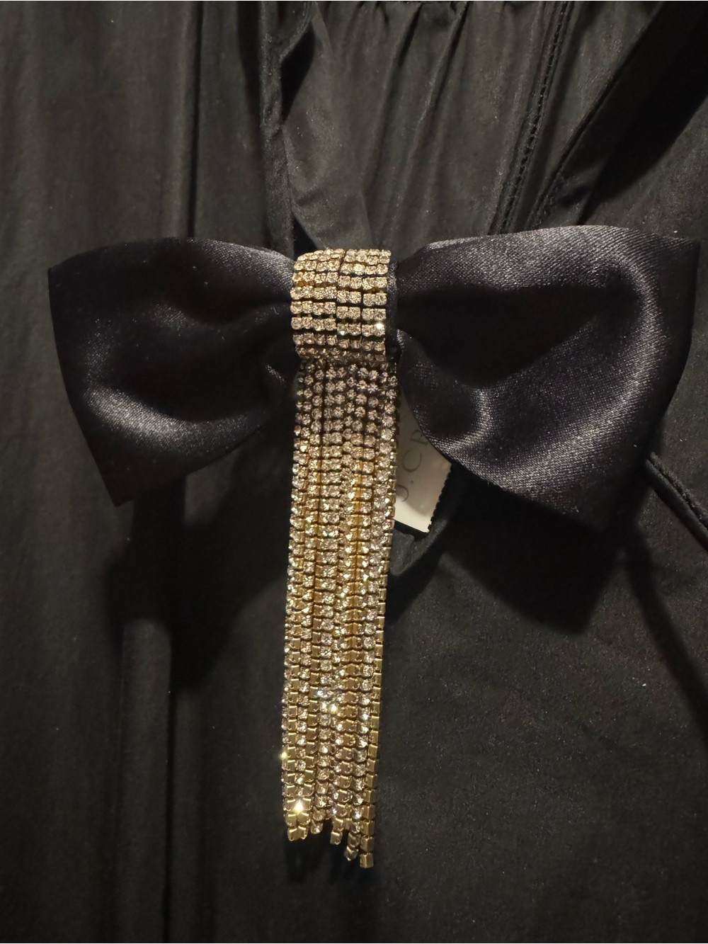 NWT J.Crew satin and rhinestone hair bow
(Item CE505)